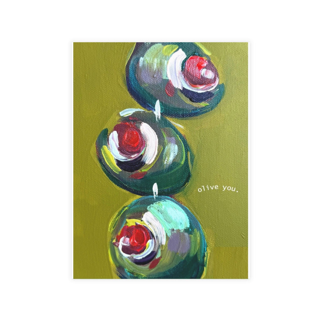 The Community - Our Monthly Postcard Delivery - ‘No. 012 - Olive You'