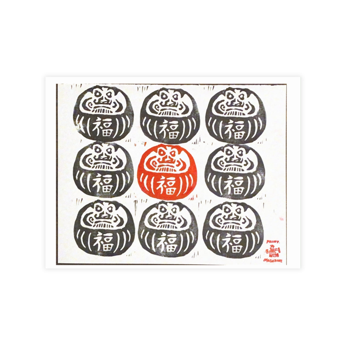 No. 003 - Daruma-San - Sashi Sakamoto