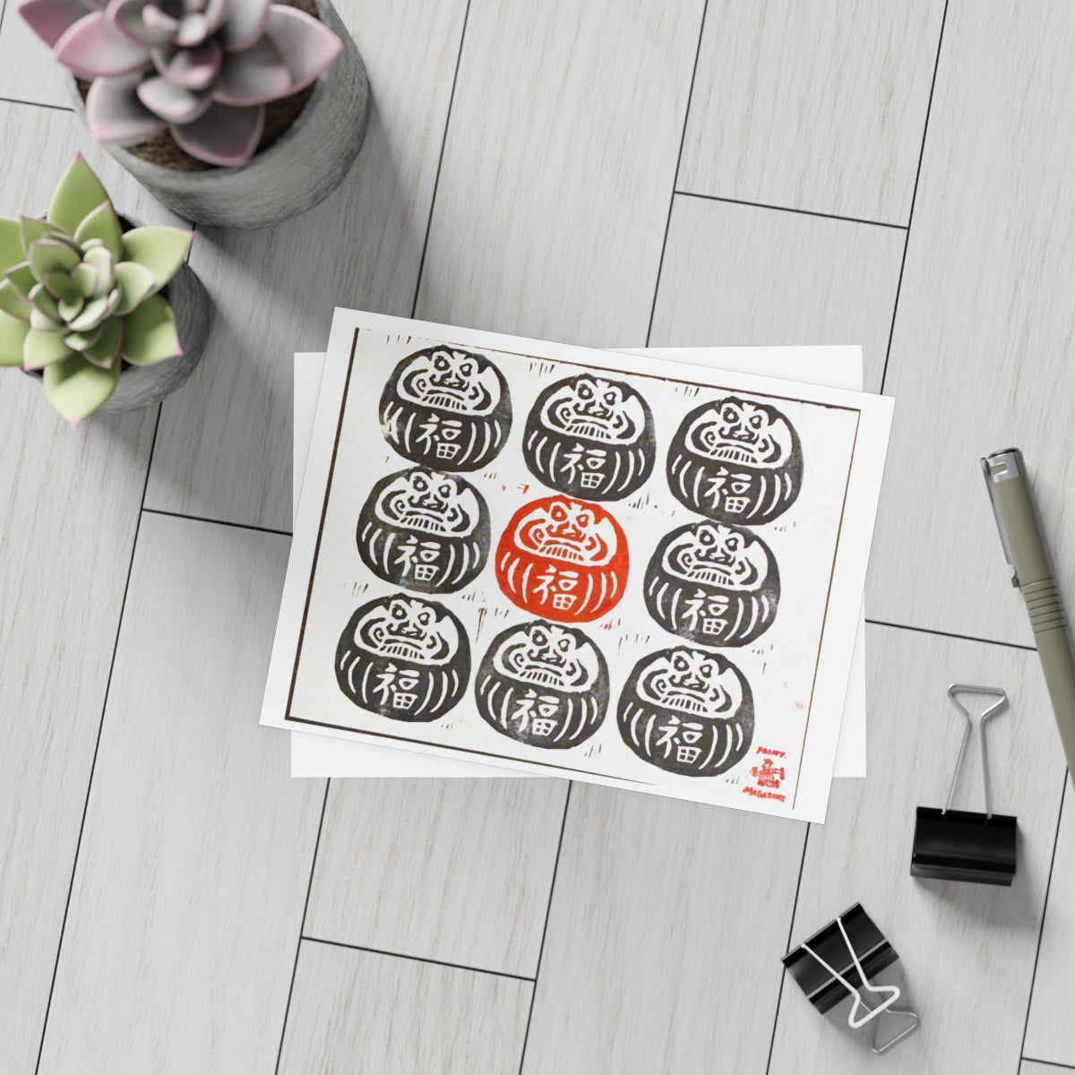 No. 003 - Daruma-San - Sashi Sakamoto